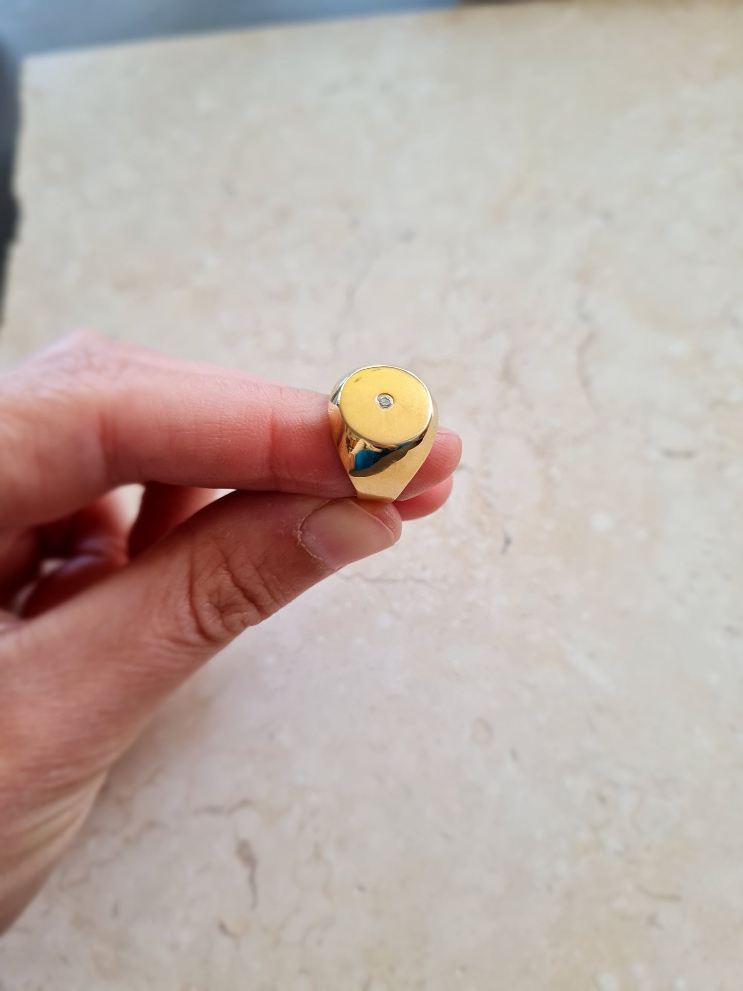 Anillo Sello Minimal