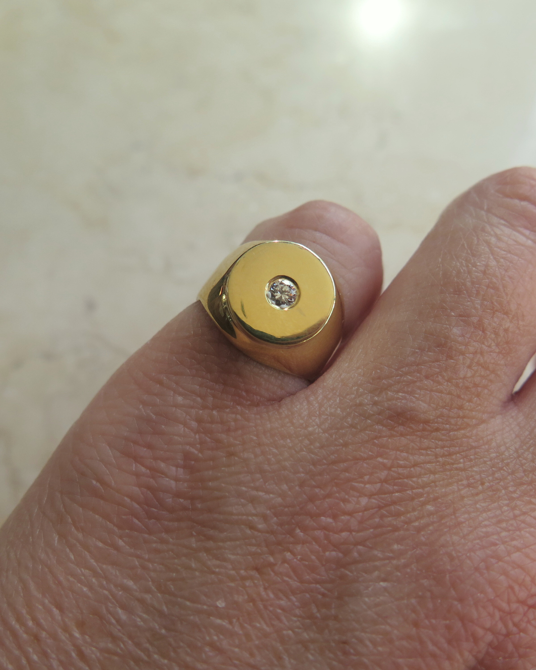 Anillo Sello Minimal 2