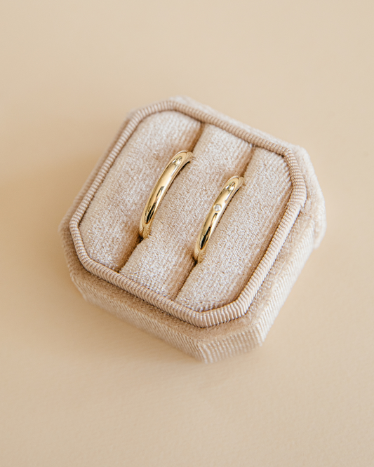 Argollas Inglesas con Brillante