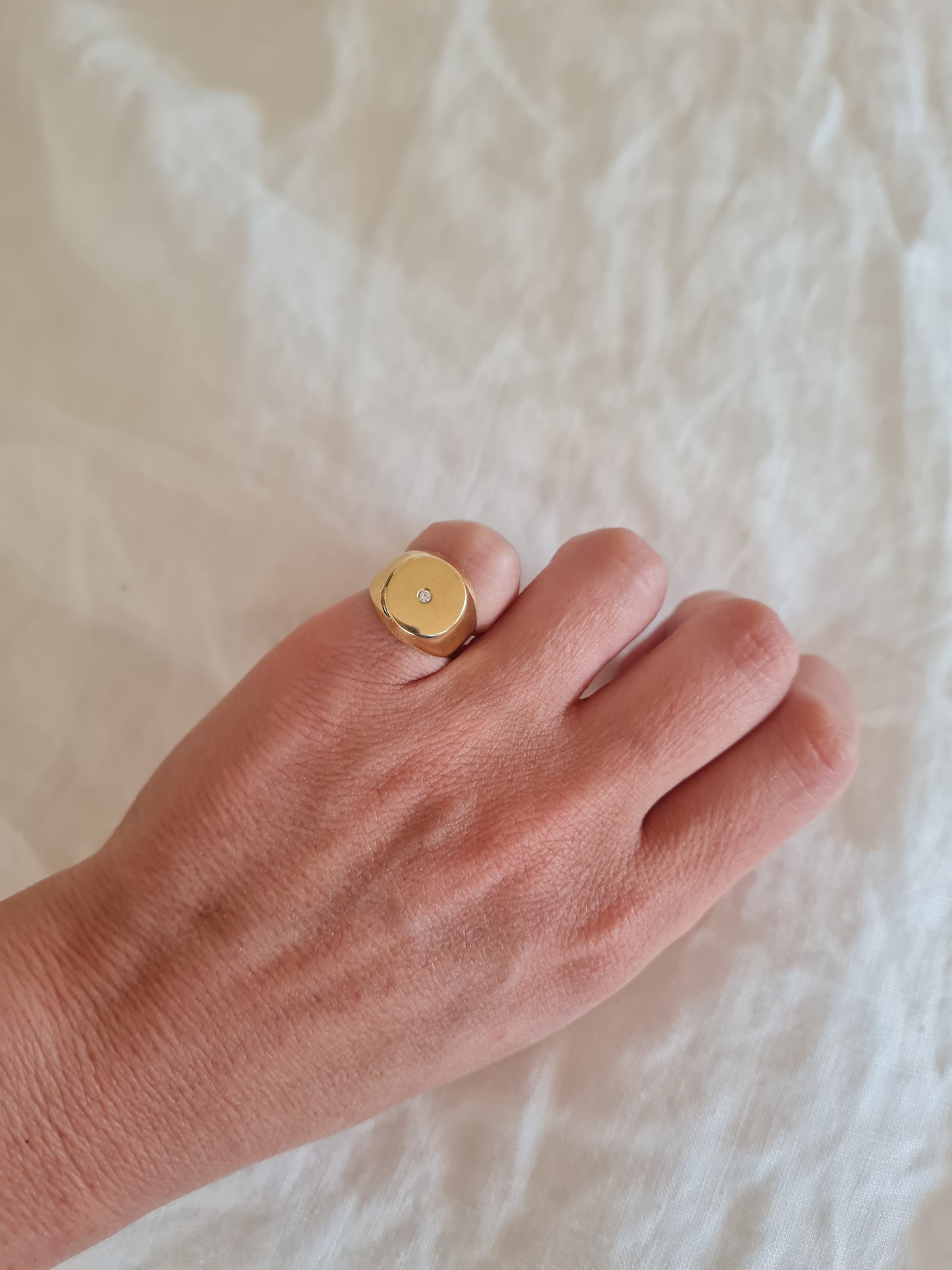 Anillo Sello Minimal