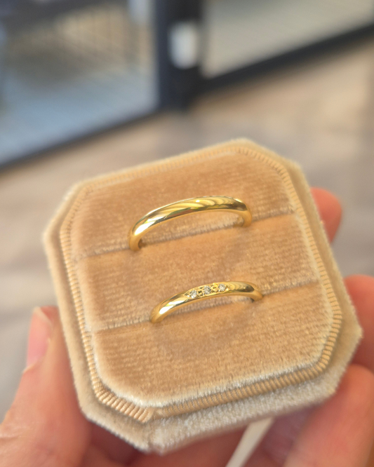 Argollas con Brillantes