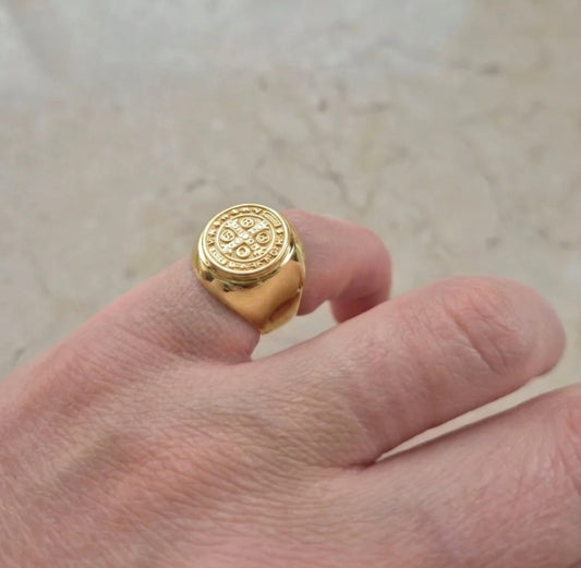 Anillo Sello San Benito
